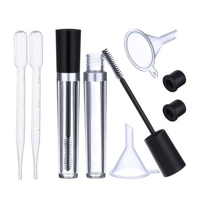 BFLCTTBD Empty Eyelash Tube Serum Bottles Mascara Tube Stoppers Eyelash Vials Containers Eyelash Cream Container Bottle with Funnels Pipettes