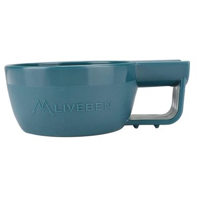 Beavorty Men Shaving Bowl Compact Handheld Soap Container for Easy Lathering Stable Base Design for Comfortable Grip Travel and Home Use