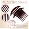 Ipetboom 6pcs French Hair Combs Teeth Plastic Twists Clips for Girls and Women Curved Shape Hair Styling Accessories Durable and Lightweight for Updos view 3