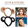 Baluue Bear Ear Headband Soft Brown Animal Ears for Adults Lightweight Comfortable Cosplay Party Makeup Accessory view 4