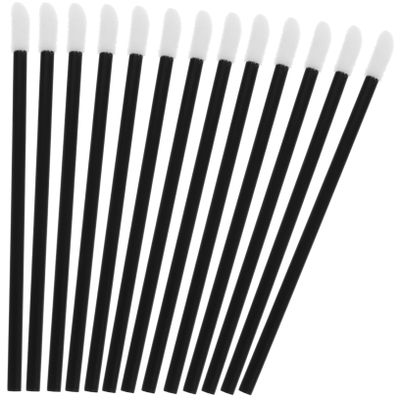 MERRYHAPY 200pcs Mini Lip Brush of Double-ended Lip Makeup Applicator Exfoliating Lipstick Brush Disposable Non-stick for Makeup Beauty Tool Kits