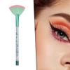 Almencla 2xFan Makeup Brush Blending Face Powder Brush Ergonomic Grip Convenient Handle Cheekbones Brush Makeup Loose Powder Brush Lady Women, view 3
