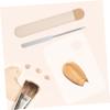 FOMIYES Double-ended Makeup Mixing Spatula Foundation Palette Skincare Tools Long Handle Stainless Steel view 3