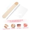 FOMIYES Double-ended Makeup Mixing Spatula Foundation Palette Skincare Tools Long Handle Stainless Steel view 4