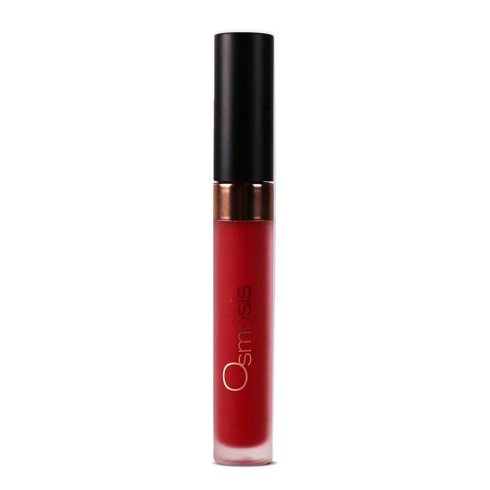OSMOSIS Superfood Lip Oil, Nourishing Tinted Lip Gloss, Deep Hydration Lip Plumper Peptides for Fuller Lips, Garnet, 0.12 Oz