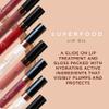 OSMOSIS Superfood Lip Oil, Nourishing Tinted Lip Gloss, Deep Hydration Lip Plumper Peptides for Fuller Lips, Garnet, 0.12 Oz view 2