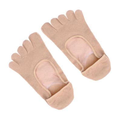 NOLITOY Sock Forefoot Cushion Pad for Blister Prevention Moisturizing Invisible Socks for Women Reusable and Washable Foot Pads for Shoe Types