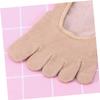 NOLITOY Sock Forefoot Cushion Pad for Blister Prevention Moisturizing Invisible Socks for Women Reusable and Washable Foot Pads for Shoe Types view 2