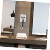 Beaupretty 4pcs Wall-mounted Holder Shaving Brush Stand for Bathroom Space-saving Shower Hooks for Display Easy Installation view 2