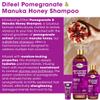 Difeel Pomegranate & Manuka Honey Hair Care Set - 12oz Shampoo, 12oz Conditioner, 8oz Leave-in Spray, 2.5oz Hair Oil view 4
