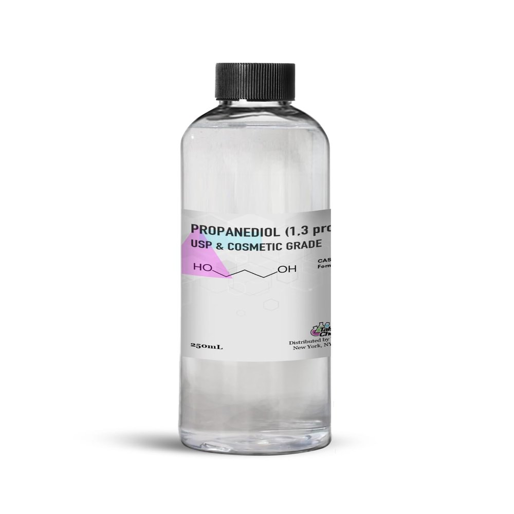 Talsen Chemicals Propanediol PDO Liquid 1,3 (250 mL / 8.45 Ounce) Propanediol 1,3 Cosmetic and USP Grade (8.45, Ounces)
