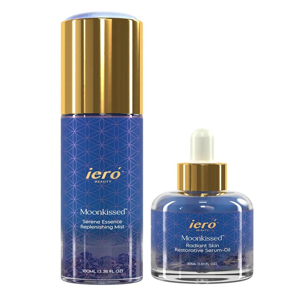 ier Beauty Glowy Night Rejuvenation Ritual, Hydrating Rose Water Mist + Anti-Aging Serum Face Oil