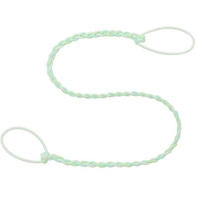 Rip Tie 24" x 2.5mm Soft Hair Tie for Women, 1pc Seafoam Green Tangle Free Ponytail Holders Prevents Hair Damage Ideal for Activities like Surfing, Exercising, Running, and More