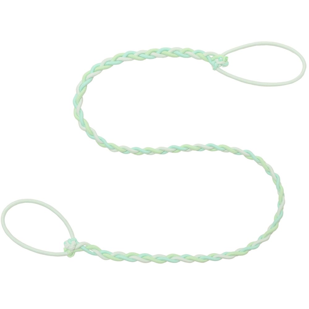 Rip Tie 24" x 2.5mm Soft Hair Tie for Women, 1pc Seafoam Green Tangle Free Ponytail Holders Prevents Hair Damage Ideal for Activities like Surfing, Exercising, Running, and More