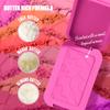 NYX PROFESSIONAL MAKEUP Buttermelt Powder Blush, Fade and Transfer-Resistant Blush, Up to 12HR Make Up Wear, Vegan Formula - My Butta Half view 2