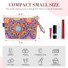 Gloppie Bohemian Makeup Bag - Travel Cosmetic Bag for Women | Small Zipper Makeup Pouch for Purse view 2