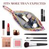 Gloppie Bohemian Makeup Bag - Travel Cosmetic Bag for Women | Small Zipper Makeup Pouch for Purse view 4