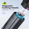 GLAKER Beard Trimmer for Men,Cordless Hair Trimmer,Electric Razor with Interchangeable Magnetic Attachments for Hair Body Facial Trimming,6 in 1 Men Gromming Kit with Storage Bag and Beard Bib Apron view 2