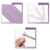 21 Pcs Nail File 100/180 Grit Nail Files,Gray Double Sided Emery Boards,Professional Nail Files for Natural and Acrylic Nails view 4