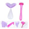 VINTORKY 1set Women Private Hair Shaper Silicone for Bikini Area Lightweight and Hair Removal Tool Random Colors Comfortable Grip for Effortless Shaving view 2