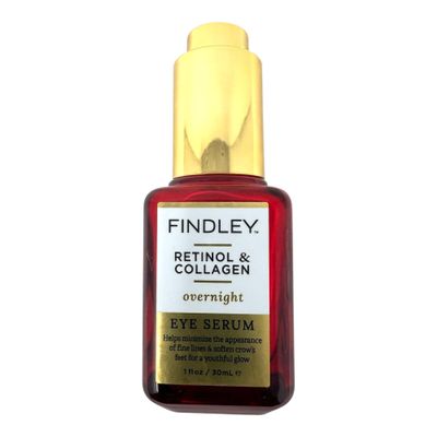 Findley Retinol & Collagen Overnight Eye Serum Helps minimize fine lines & soften crows feet 1 fl oz