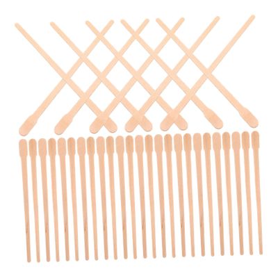 FOMIYES 100pcs Wooden Hair Removal Sticks Single Use Hair Removal Applicators Body Waxing Tools for Eyebrows Nose Legs Underarms