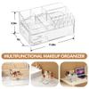 DALEMKY Makeup Organizer for Vanity, Acrylic Large Desk Organizer with Drawers, Ideal Vanity Holder for Cosmetics, Lipsticks, Nail Polish, Skincare, Countertop, Bathroom, Dresser view 2