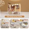 DALEMKY Makeup Organizer for Vanity, Acrylic Large Desk Organizer with Drawers, Ideal Vanity Holder for Cosmetics, Lipsticks, Nail Polish, Skincare, Countertop, Bathroom, Dresser view 4