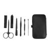 7pcs Nail Clippers, Manicure Pedicure Tools Set Nail Clipper Travel & Grooming Kit Scissor Eyebrow Tweezer Ear Pick for Cuticle and Nail Care view 2