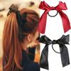 2pcs Bow Hair Tie Velvet Hair Ribbon Elastics Hair Scrunchies Long Ponytail Holder Hair Bow Bands Rope Accessories for Women Girls view 1