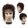 12x12 Natual Fluffy Curly One Piece Three Clips for Woman Human Hair Machine Made (Natural black,Short) view 1