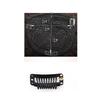 12x12 Natual Fluffy Curly One Piece Three Clips for Woman Human Hair Machine Made (Natural black,Short) view 4