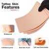 10Pcs Tattoo Skin 3MM - Urknall Fake Skin Blank Tattoo Practice Skins Double Sides Fake Skins Tattooing for Beginners and Tattoos Artists Tattooing Supplies view 4