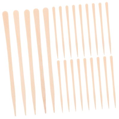FOMIYES 100pcs Wooden Wax Sticks for Body Hair Removal Single-use Wax Applicators for Smooth Skin Nose Hair Waxing Wands Flexible and Convenient