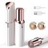 Facial Hair Removal for Women, Ladies Face Shaver for Upper Lip Chin and Peach Fuzz with USB Rechargeable Included 2 pc Replacement Heads view 1