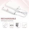 Facial Hair Removal for Women, Ladies Face Shaver for Upper Lip Chin and Peach Fuzz with USB Rechargeable Included 2 pc Replacement Heads view 4