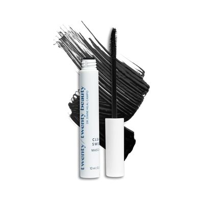 Clean Sweep Mascara  Hypoallergenic Mascara For Stronger Longer Lashes  Ophthalmologist Developed - Nourishing, Gentle & Safe for Sensitive Skin - Vegan, Cruelty-Free, Clean Ingredients