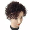 12x14 Human Hair For Woman Cover Whote Hair Curly Three Clips for Hair Loss (Natural black,10inch) view 1