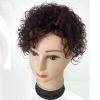 12x14 Human Hair For Woman Cover Whote Hair Curly Three Clips for Hair Loss (Natural black,10inch) view 3