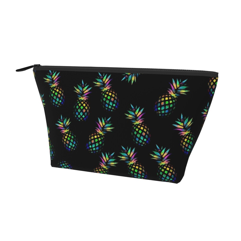 Heucapc Women's Makeup Bag Pineapple Cosmetic Bag Large Capacity Makeup Bags Travel Toiletry Bag Accessories with Zipper Gift for Women