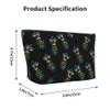 Heucapc Women's Makeup Bag Pineapple Cosmetic Bag Large Capacity Makeup Bags Travel Toiletry Bag Accessories with Zipper Gift for Women view 2