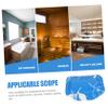 NOLITOY Bathtub Headrest Pillow Suction Cups Comfortable Bath Cushion for Neck and Back Support for Soaking Tubs and Spa Experiences Material Design view 2