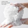 Acuirw 2-in-1 Bath Loofah Sponge, Super Soft Exfoliating Bath Sponge Able to Wrap The Soap, Dual Function Loofah and Washcloth, Exfoliating Loofah Sponge, White view 4