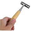 Beaupretty 4pcs Men Electric Shavers Razor Bamboo Handle Stainless Steel Blades Hair Clippers for Men Professional view 3