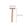 Beaupretty Double Edge Safety Razor for Men Manual Shaving Tool with Durable Design Textured Grip for for Beard Grooming and Sensitive Skin view 4