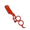 Generic Red Engraved Razor Folding Straight Edge Unique Design Lightweight Easy to Use 2 Finger Inserts - Barber Quality, In Picture view 4