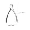 Beaupretty Durable Nail Clippers for Men and Women Ingrown Toenail Clipper with Non-Slip Handle Sharp Pedicure Tool for Thick Nails and Safe Trimming view 4