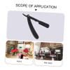 FRCOLOR Folding Holder for Men Compact Lightweight Shaving Stand for Beard Trimming Eyebrow Grooming and Shaving Easy Blade Replacement Design view 2