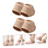 Beaupretty 2pairs Cracked Heel Repair Covers Moisturizing Socks Gel Heel Sleeves for Feet view 3