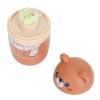 Cryfokt 240pcs Disposable Floss Earrings Hole Cleaner, Cute Bear Shaped Box Ear Piercing Care Cleaning Tool with 10ml Solution, Earrings Piercing Cleaning Line for Women Men view 1